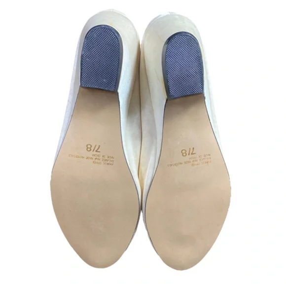 Victoria's Secret Women's Vtg 80s Gold Label Satin Bow Heels Slippers Size 7-8 - Picture 7 of 12